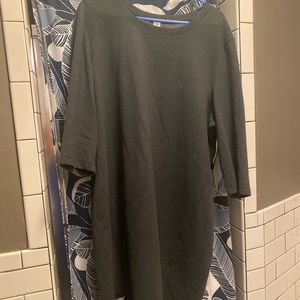 Robbed Charcoal Old Navy Dress